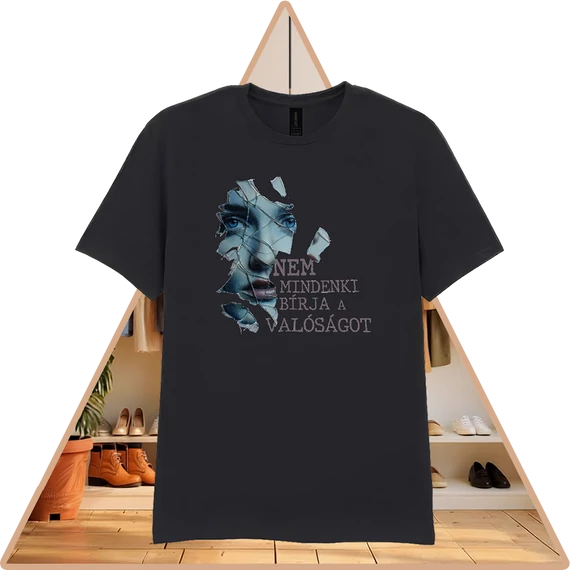 Tükör ami fáj Basic Póló (férfi / fekete) [XS-méret]
