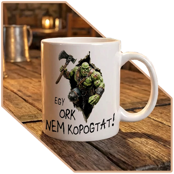 Egy Ork Nem Kér Kétszer Basic Bögre