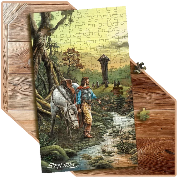 Átkelés a Druida Toronynál | SzendreiArt sorozat Praktikus Puzzle