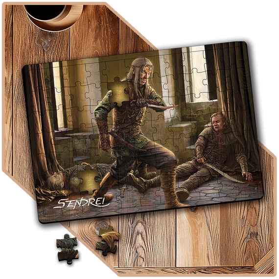 Suttogó Pengék Hercege | SzendreiArt sorozat Stílusos Puzzle