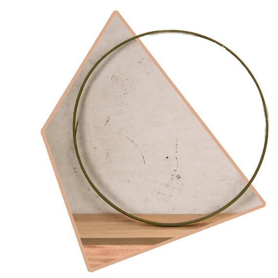 Fémkarika arany 30cm