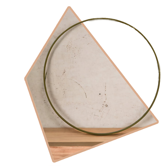 Fémkarika arany 30cm