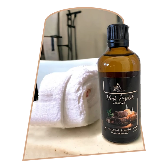Élénk Érzékek Melegítő - Élénkítő Masszázsolaj 100 ml