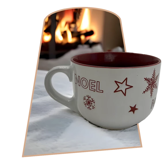 Fehér Noel Ünnepi Bögre
