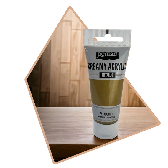 Metál Antikarany Krémes Akrilfesték 60ml