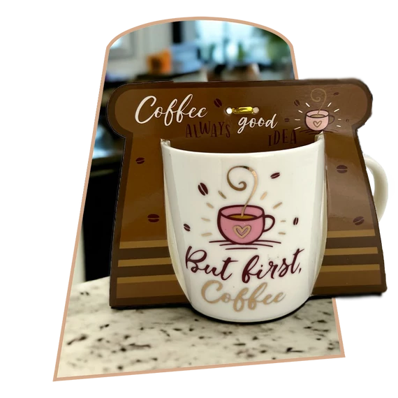 But First Coffee Kávés Bögre