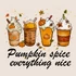 Kép 2/3 - Pumpkin Spice Ablakmatrica [M-méret]