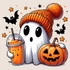 Kép 3/3 - Cute Boo Ablakmatrica [XL-méret]