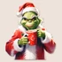 Kép 3/3 - Grinch Karácsonya Hűtőmágnes - Minta 1 [S-méret]