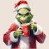 Kép 3/3 - Grinch  Karácsonya Ablakmatrica - Minta 1 [S-méret]