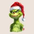 Kép 3/3 - Grinch  Karácsonya Ablakmatrica - Minta 4 [M-méret]