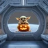 Kép 2/3 - Baby Yoda – A Fényerő Legyen Veled Ablakmatrica [M-méret]