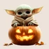 Kép 3/3 - Baby Yoda – A Fényerő Legyen Veled Ablakmatrica [M-méret]
