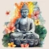 Kép 3/3 - Buddha Békéje NanoMatrica - Minta 4 [XL-méret]
