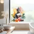 Kép 2/3 - Buddha Békéje Ablakmatrica - Minta 1 [S-méret]
