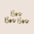 Kép 3/3 - 3 db-os Boo felirat
