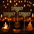 Kép 2/4 - 3 db-os Beszúrós Spooky felirat