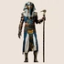 Kép 3/3 - Tutankhamon a Titokzatos Fáraó | Legendás Egyiptom Ablakmatrica [S-méret]