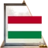 Kép 1/3 - Trikolor Zászló | Legendás Magyarország Ablakmatrica [S-méret]