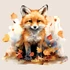 Kép 3/3 - Fall Cute Animals NanoMatrica - Róka [M-méret]