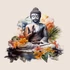 Kép 3/3 - Buddha Békéje NanoMatrica - Minta 3 [S-méret]