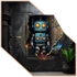 Kép 1/3 - Dimenziókártya | Retrofuture Robot Hexagon Vászonkép [S-méret]