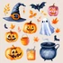 Kép 3/3 - Halloweeni Varázskészlet Ablakmatrica szett [S-méret]
