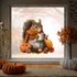 Kép 2/3 - Erdei Pumpkin Latte Ablakmatrica - Minta 1 [S-méret]