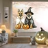 Kép 2/3 - Halloween Őrség Ablakmatrica - Minta 1 [M-méret]