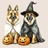 Kép 3/3 - Halloween Őrség Ablakmatrica - Minta 1 [M-méret]