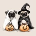 Kép 3/3 - Halloween Őrség Ablakmatrica - Minta 3 [S-méret]