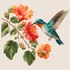 Kép 3/3 - Kolibri Flow Ablakmatrica - Minta 4 [S-méret]