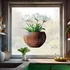 Kép 2/3 - Virágözön Fa Kaspóban Ablakmatrica - Minta 8 [S-méret]