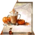 Kép 1/3 - Sütőtök Latte Ablakmatrica - Minta 1 [L-méret]
