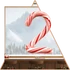 Kép 1/3 - Cukorkás Adventi Ablak Ablakmatrica - Minta 2 [S-méret]