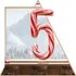 Kép 1/3 - Cukorkás Adventi Ablak Ablakmatrica - Minta 5 [S-méret]