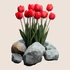 Kép 3/3 - Tulipánok Pompája Ablakmatrica - Minta 5 [S-méret]