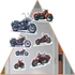Kép 1/3 -  Szélsebes Motorok Varázsmatrica Szett [S-méret]