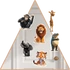 Kép 1/3 - Afrika Meséje Varázsmatrica gyűjtemény [S-méret]