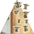 Kép 1/3 - Baby Yoda Varázsmatrica Szett [L-méret]