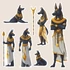 Kép 3/3 - Hatalmas Anubis Varázsmatrica Szett [S-méret]