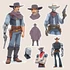 Kép 3/3 - Kiber Cowboy Varázsmatrica szett [S-méret]
