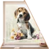 Kép 1/3 - Tavaszi Beagle Szerelem Ablakmatrica - Minta 2 [S-méret]