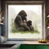 Kép 2/3 - Gorilla Élet Ablakmatrica [S-méret]