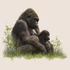 Kép 3/3 - Gorilla Élet Ablakmatrica [S-méret]