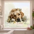 Kép 2/3 - Golden Retriever Tavasza Ablakmatrica - Minta 1 [S-méret]