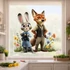 Kép 2/3 - Zootropolis Tavaszi Bevetés Ablakmatrica - Minta 1 [L-méret]
