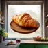 Kép 2/3 - Francia Reggel Croissant Ablakmatrica - Minta 2 [S-méret]