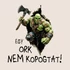 Kép 3/3 - 2. Egy Ork Nem Kér Kétszer Prémium Póló (férfi / grafitszürke) [XS-méret]