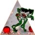 Kép 1/3 - Grinch a Lopakodó'  kézzel festett 3D dekoráció